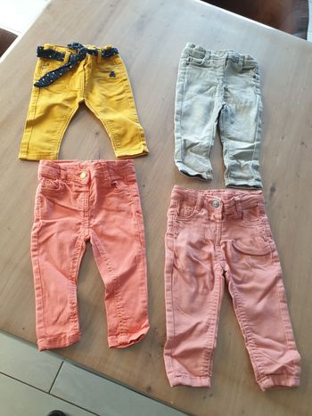 Lot de 4 pantalons 6 mois