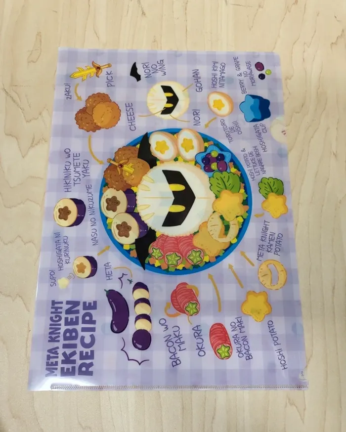 Pochette à coin Kirby "Ekiben Recipe" : Metaknight