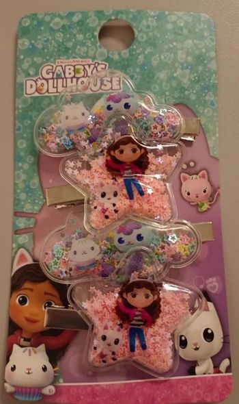 Barrettes pinces à cheveux Gabby chat neuves - Gabby's dolhouse