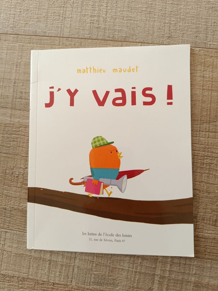 Livre j'y vais école des loisirs