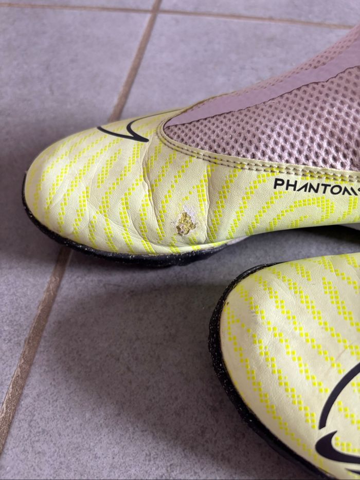 Chaussures de foot synthétique Nike Phantom – Taille 37,5 - photo numéro 10