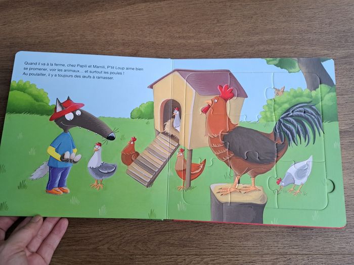 Livre puzzle le petit loup - photo numéro 4