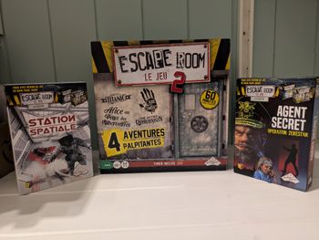 Escape room le jeu avec 2 extensions Agent secret/station spatiale