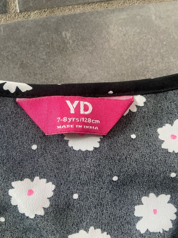 Combinaison short à fleur petit pois et pom-poms - photo numéro 2
