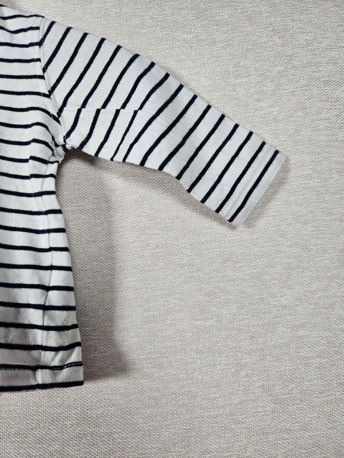 Sous-pull a rayures marinière gémo 3 mois - photo numéro 3
