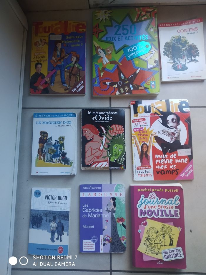 Lot de 9  livres pour enfant