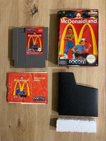** Jeu Mc Donaldland, Nintendo Nes, avec boite et notice **