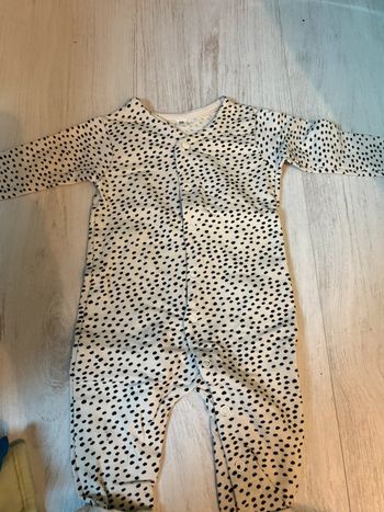 Pyjama beige à pois