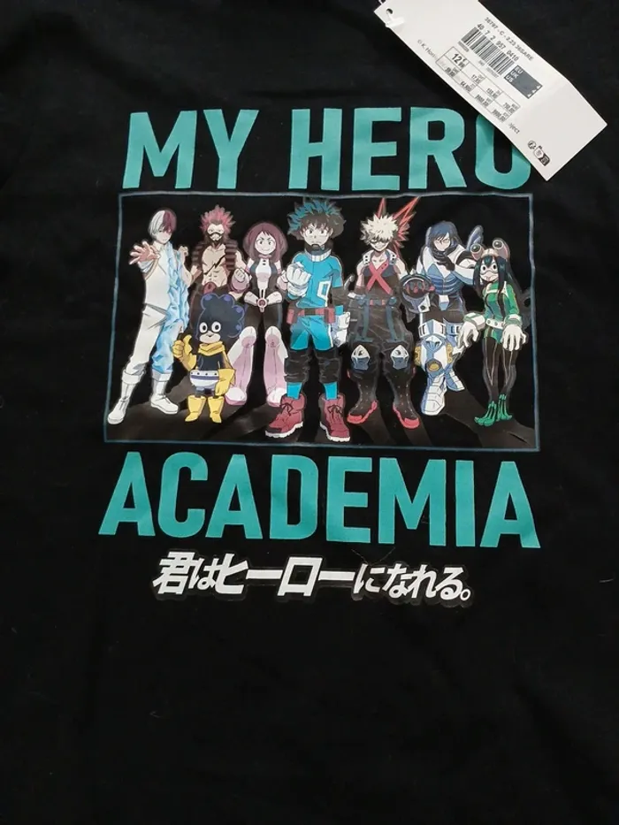 Tshirt my hero academia 4ans - photo numéro 2
