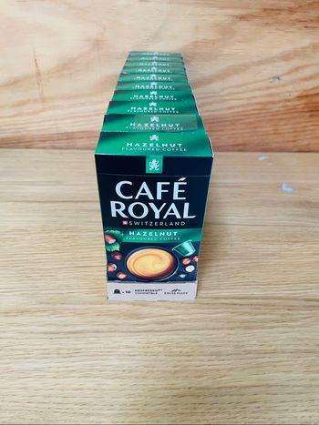 Café royal saveur noisette compatible Nespresso 10 boîtes de 10 capsules
