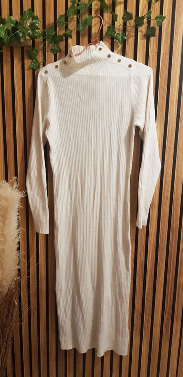 Longue robe pull