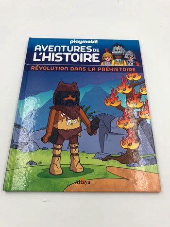 Livre Playmobil révolution dans la préhistoire Altaya