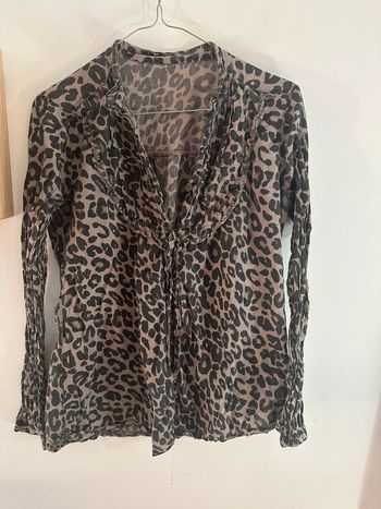 Gilet léopard, Femme, taille L