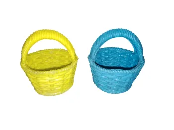 Mini panier basket miniature vintage doll poupée