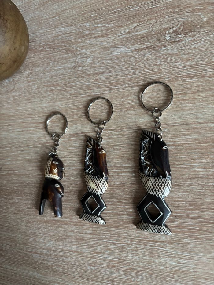 Lot 3 porte clé Africain neuf - photo numéro 3