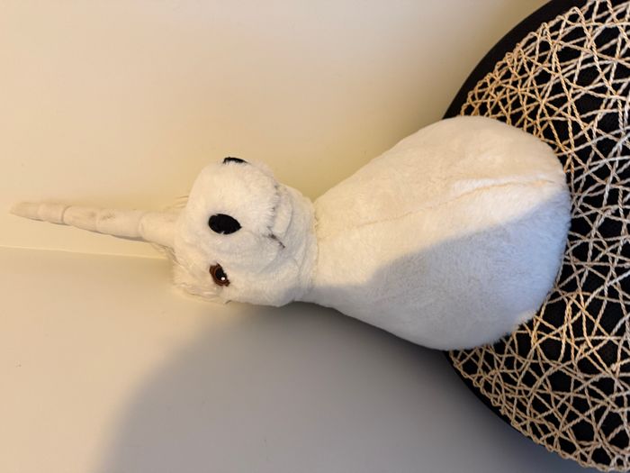 Peluche trophée tête de licorne - photo numéro 4