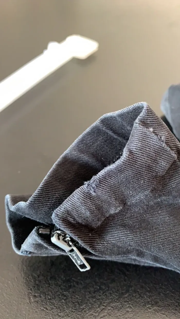 Veste en jean noir - photo numéro 8