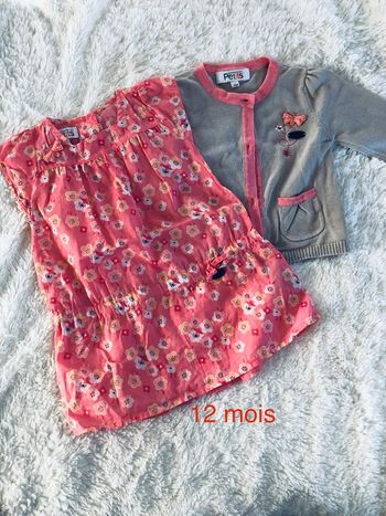 Robe et gilet assortis, Lcdp
