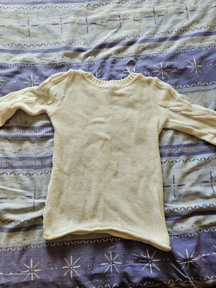 Pull blanc tex - photo numéro 2