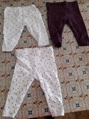 Lot leggings fille