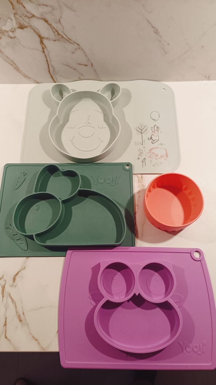 Lot assiettes repas bébé