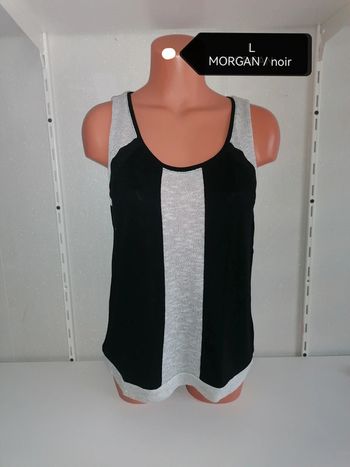 Tee-shirt Morgan L noir et gris