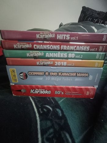 Lot de dvd karaoké