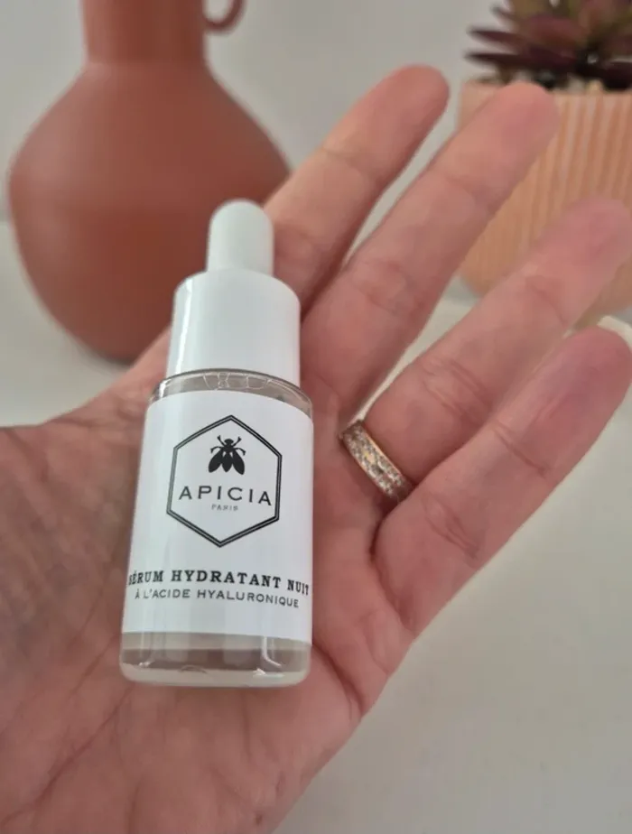 Sérum Hydratant Nuit à l’Acide Hyaluronique – APICIA - photo numéro 2