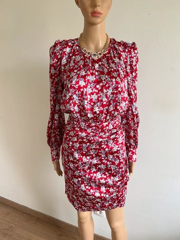 Robe satinée neuve à manches longues Morgan taille 42 (valeur 80€) taille petit