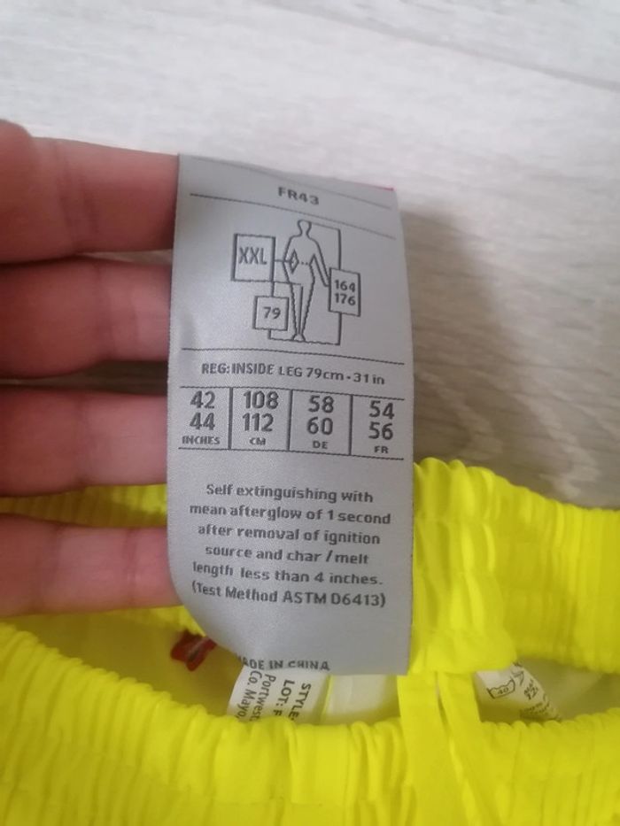 Pantalon de pluie jaune. Marque Portwest - photo numéro 4