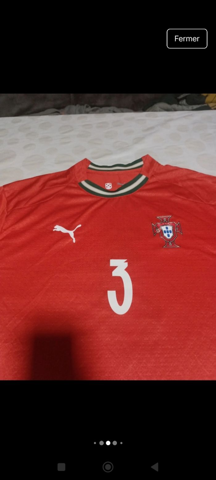 Tee shirt homme foot puma Portugal pepe taille 2XL domicile 2025 - photo numéro 4