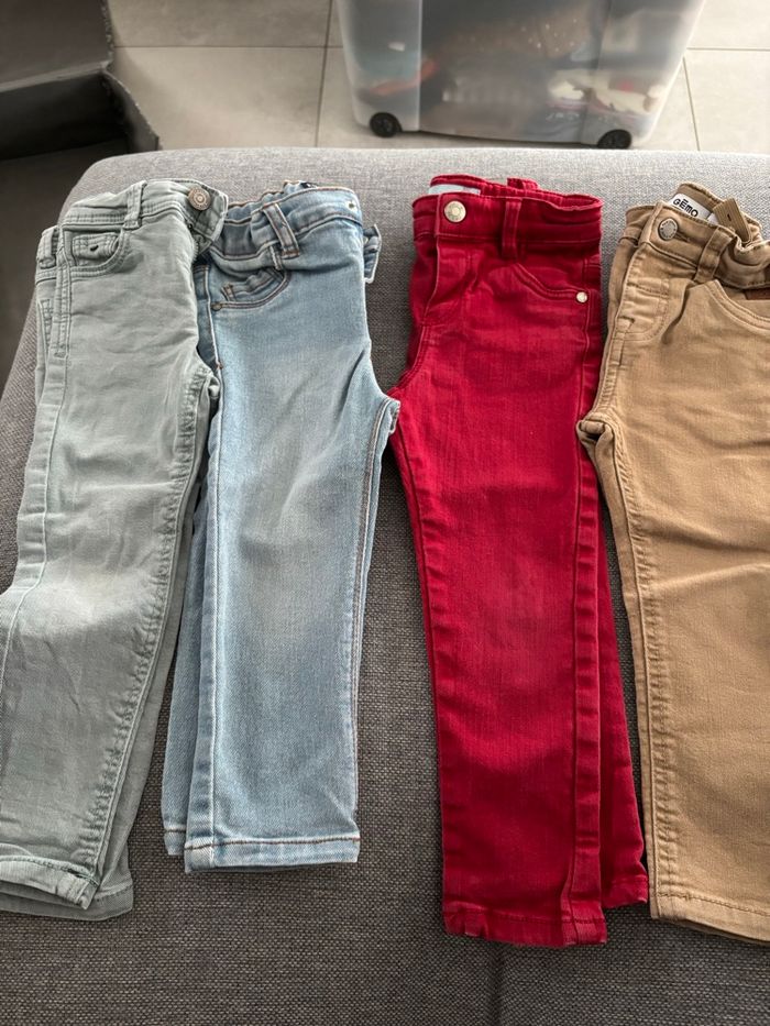 Lot de 4 jeans slim