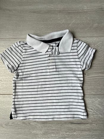 Polo rayé 6 mois