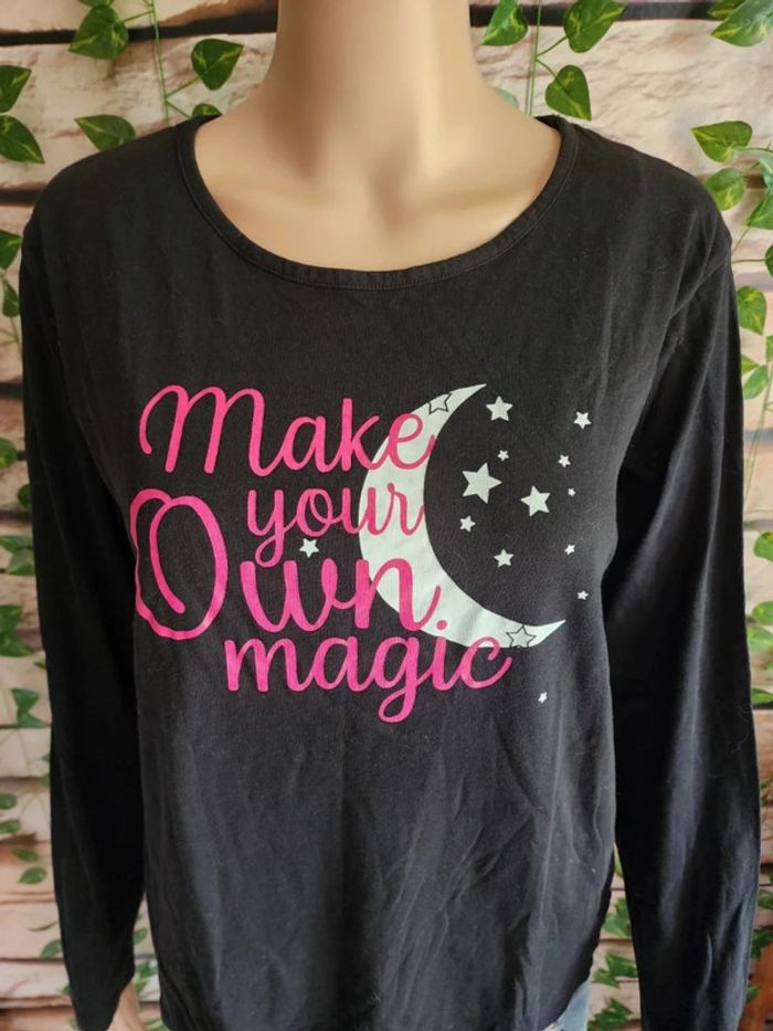 🌸T-shirt Noir Influx 100% coton Taille 42🌸 - photo numéro 2