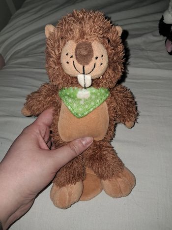 Peluche castor kinder