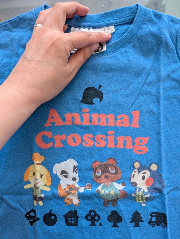 Ensemble été garçon nintendo animal crossing 10A - photo numéro 3