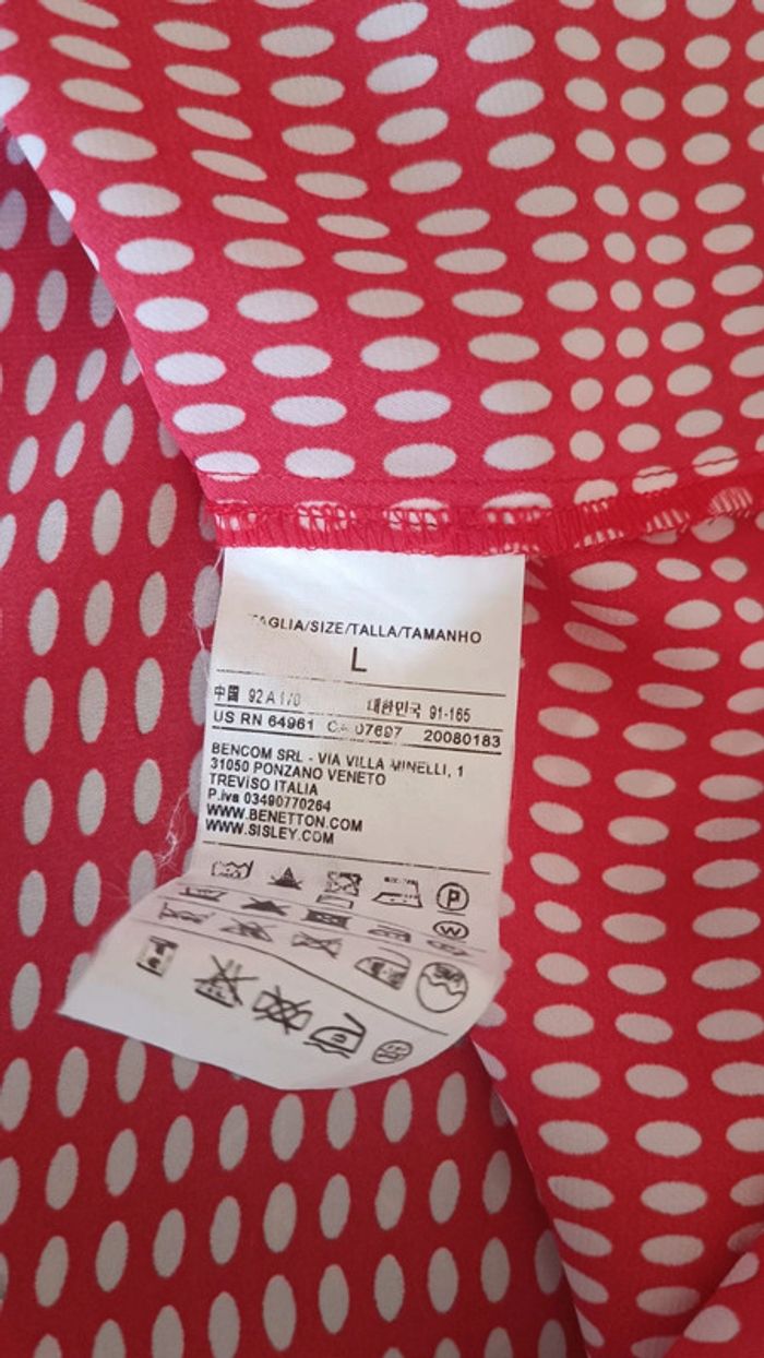 Haut / débardeur assez long - Stile Benetton - Taille L neuf - photo numéro 2