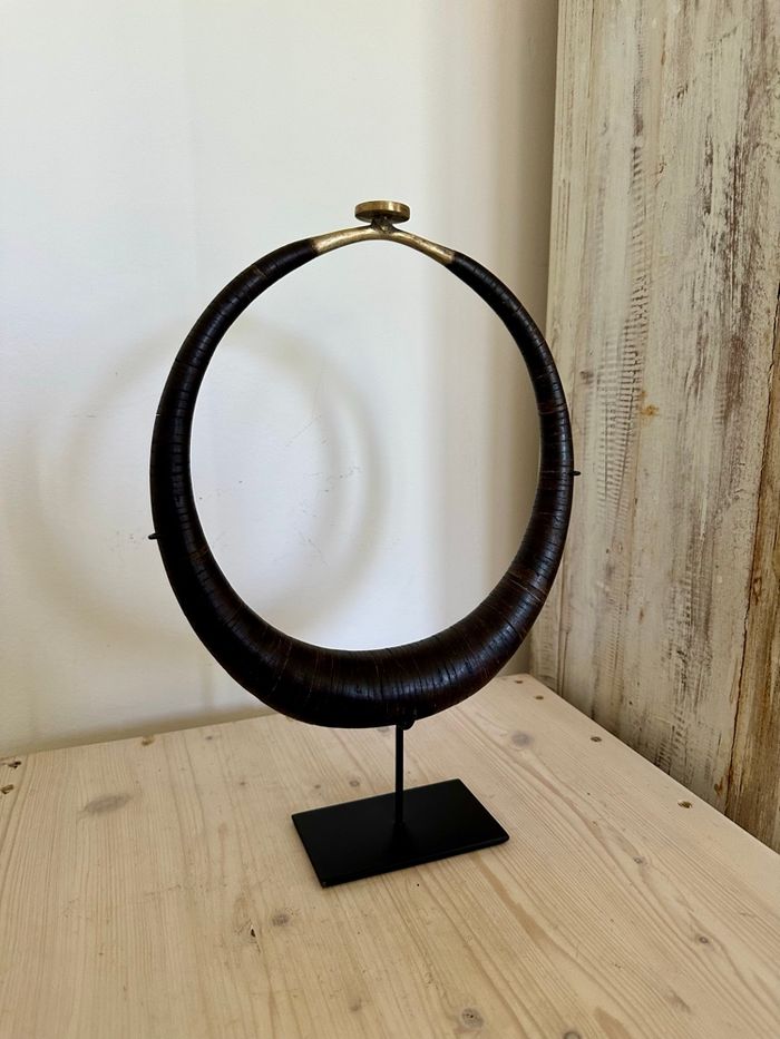 Collier papou traditionnel en Cuir - photo numéro 8