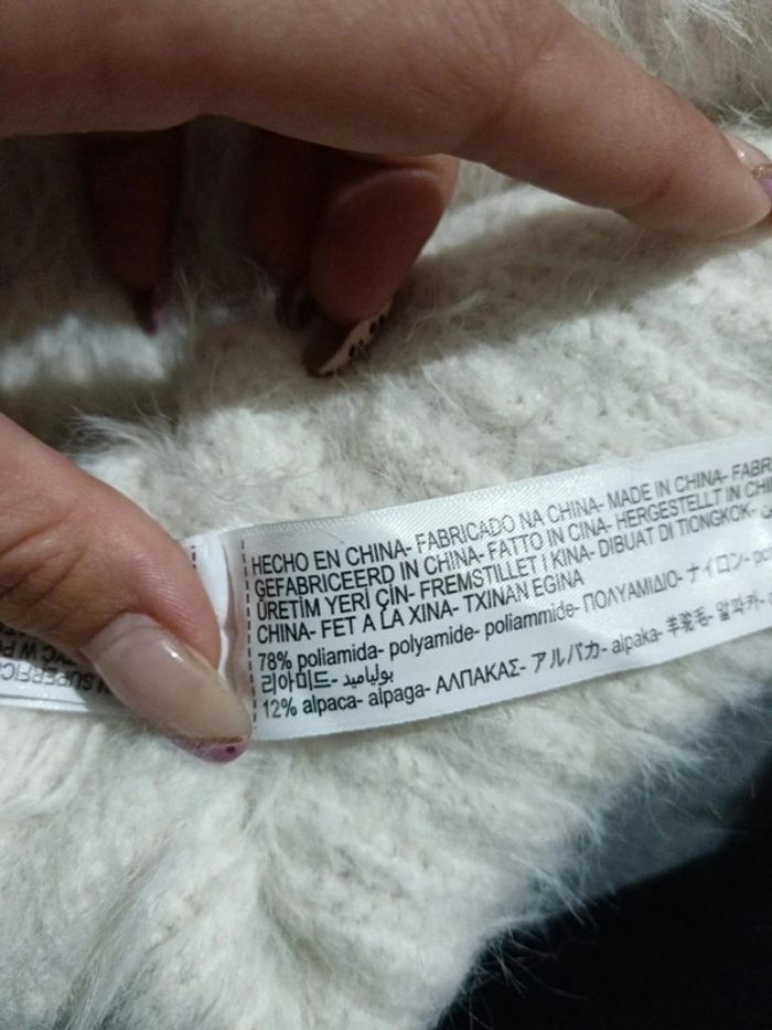 C61 pull crème Massimo Dutti M - photo numéro 5