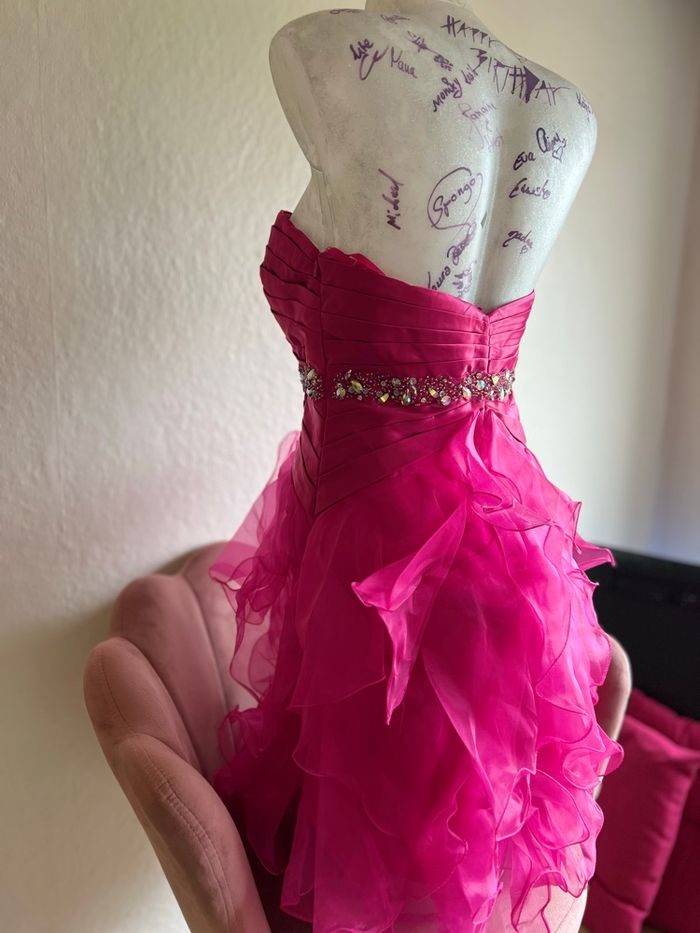 💗 Robe bustier courte fuchsia – Taille 38 – Neuve avec étiquette 💗 - photo numéro 6