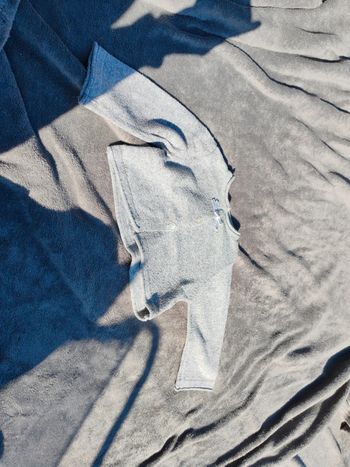 Gilet gris taille 12 mois
