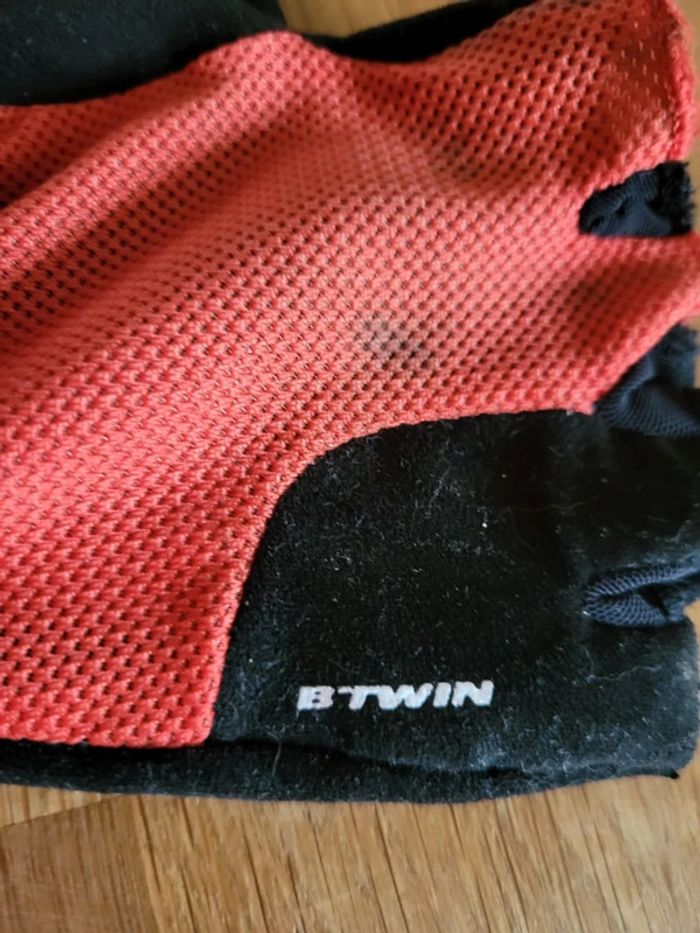 Gants mitaines vélo VTT Btwin 12 ans - photo numéro 3