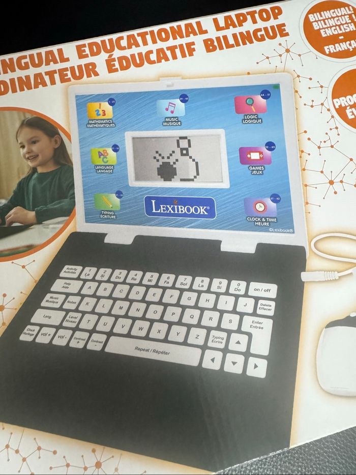 Lexibook labtop ordinateur bilingue - photo numéro 3