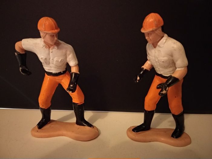 Jouet 2 hommes de chantier
