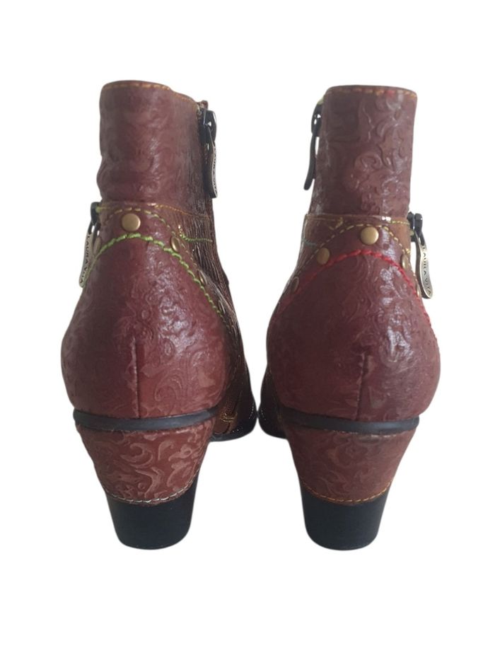 Bottines Laura Vita -Cuir Travaillé & Esprit Arty -Pointure 40
- photo numéro 7