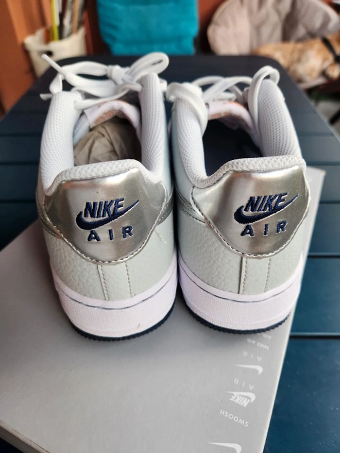 Nike air force 1 gris argenté taille 39 neuves - photo numéro 6