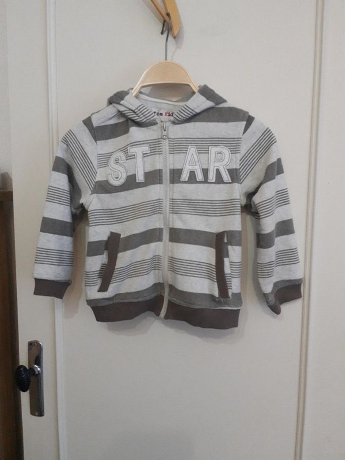 Blouson a capuche tom kids
