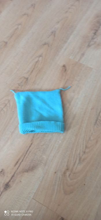 Bonnet turquoise 4 ans