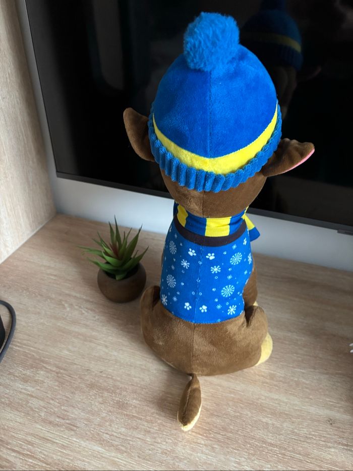Grande peluche Chase de la pat patrouille 48 cm - photo numéro 3