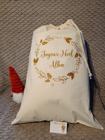 Hotte de Noël personnalisée